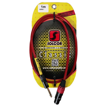 Cable Clasica Para Microfono Canon - Plug 1 Mt. 5226l1a